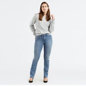 Levi’s Women’s 505 Straight Jeans Light Wash Size 16